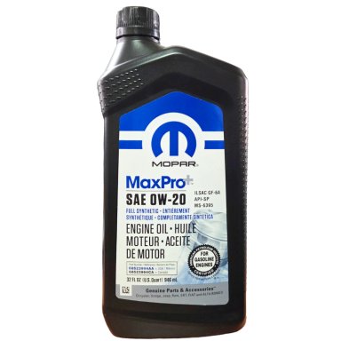 ACEITE MOTOR 0W20 MOPAR DODGE / CHRYSLER / RAM / JEEP 946 ML - 1