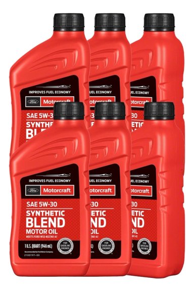 ACEITE GENUINO FORD MOTORCRAFT SAE 5W30 (6 UNIDADES) 5.7 LT - 1