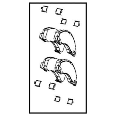PASTILLAS FRENOS DEL/TRA DODGE RAM 5500 2008-2020 ORIGINAL - 2