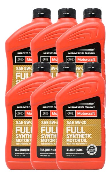 ACEITE FORD MOTORCRAFT 5W20 FULL SINTETICO (6 UNIDADES) - 1