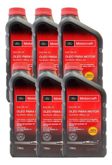 ACEITE FORD MOTORCRAFT 5W30 FULL SINTETICO (6 UNIDADES) - 1