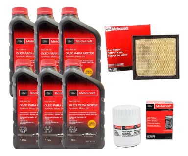 KIT MANTENCION FORD F-150 3.5 ACEITE SINTETICO + FILTROS - 1