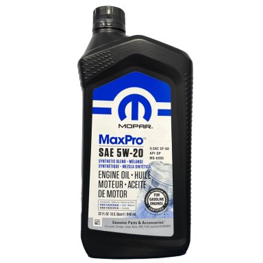 ACEITE MOTOR 5W20 MOPAR / DODGE / JEEP BIDON 946 ML - 1