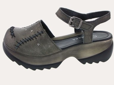 SANDALIAS MUJER VÍA FRANCA CUERO ORO ART. 5R1262OURO - 2