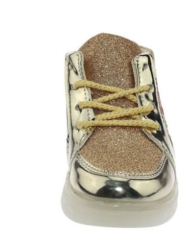 ZAPATILLAS NIÑA VIA FRANCA CASUALES DORADO CON LUCES ART 10252GOLD - 9