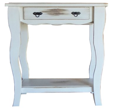 ARRIMO MARFELD MUEBLES MADERA PINO BLANCO VINTAGE 70CM - 1