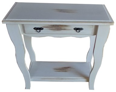 ARRIMO MARFELD MUEBLES MADERA PINO BLANCO VINTAGE 70CM - 2