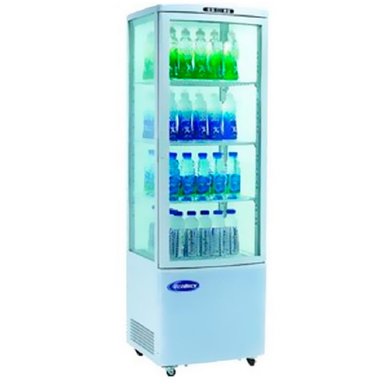 VITRINA VERTICAL REFRIGERADA 4 NIVELES BLANCA CERTIFICADO - 1