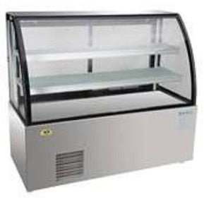 VITRINA PASTELERA HORIZONTAL CURVA BLANCA ECOBECK MODELO KVPH-1500YB - 1