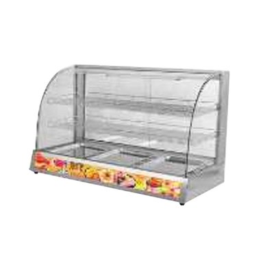 VITRINAS TEMPLADAS MANTENEDORAS PRODUCTOS CALIENTES ECOBECK SERIE HW-3PS - 1