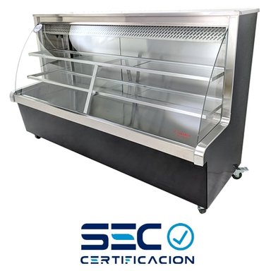 MESÓN REFRIGERADO MEDIALUNA 2.0 MT CERTIFICADO - 1
