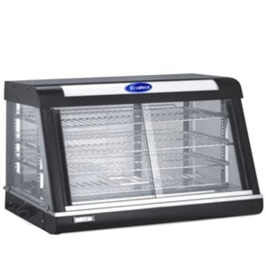 EXHIBIDOR EN FRIO ECOBECK HW-60-1 VITRINAS TEMPLADA MANTENEDORA PRODUCTOS CALIENTES - 1