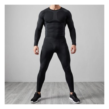SET PRIMERA CAPA HOMBRE, CAMISETA Y CALZA COMPRESION TÉRMICOS - 1