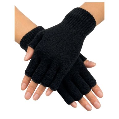 GUANTES DE LANA SIN DEDOS GUANTES DE INVIERNO TÉRMICOS Y TRANSPIRABLES - 2