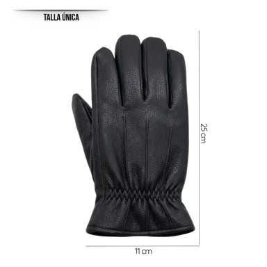 GUANTES DE CUERO SINTÉTICO PREMIUM PARA INVIERNO - TÉRMICOS Y ELEGANTES - 5