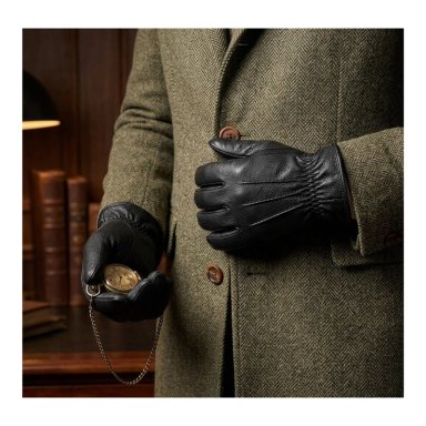 GUANTES DE CUERO SINTÉTICO PREMIUM PARA INVIERNO - TÉRMICOS Y ELEGANTES - 8