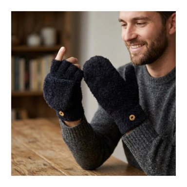 GUANTES HÍBRIDOS INVIERNO TÉRMICO CON BOTÓN SUJECIÓN - 8