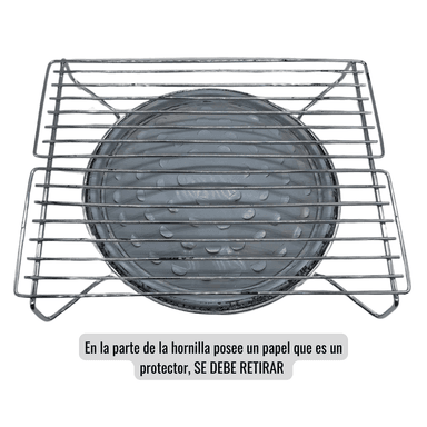 PARRILLA PARA ASADO CAMPING COCINILLA 1 PIEZA INOXIDABLE - 4