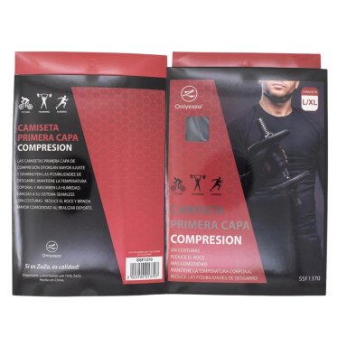 PACK 2 POLERAS PRIMERA CAPA COMPRESION SIN COSTURAS SURTIDAS - 5