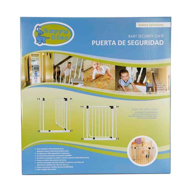 REJA SEGURIDAD MACROTEL HAPPY DINO BLANCO METÁLICA PARA BEBÉS - 5