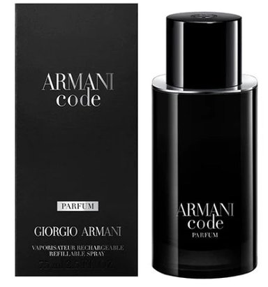 ARMANI CODE PARFUM 75ML RECHARGABLE HOMBRE - 1