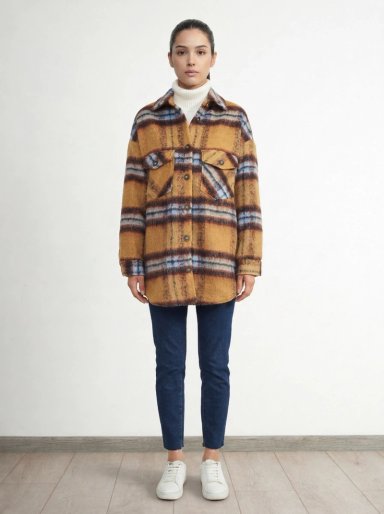CHAQUETA LEÑADORA CAMEL NICOPOLY - 2