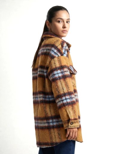 CHAQUETA LEÑADORA CAMEL NICOPOLY - 3