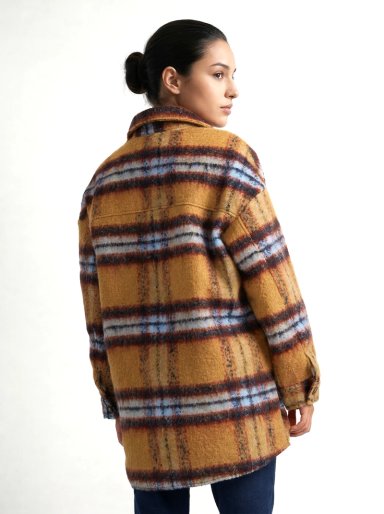 CHAQUETA LEÑADORA CAMEL NICOPOLY - 4