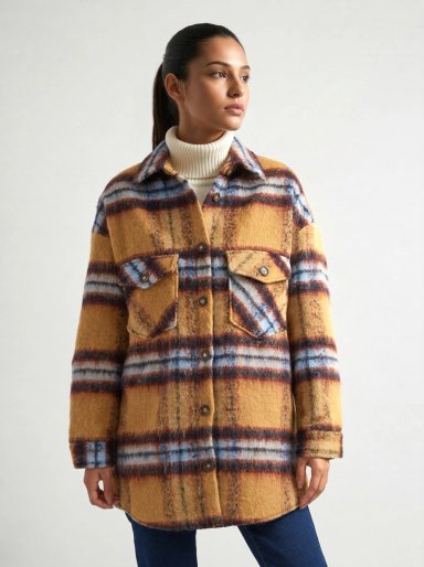 CHAQUETA LEÑADORA CAMEL NICOPOLY - 5