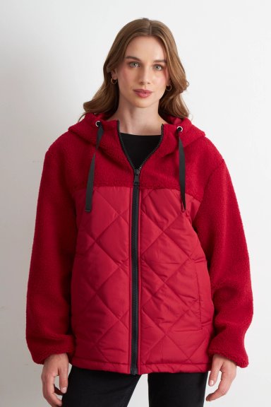 CHAQUETA MITAD CHIPORRO/PARKA ROJO NICOPOLY - 1