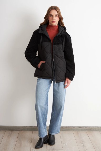 CHAQUETA MITAD CHIPORRO/PARKA NEGRO NICOPOLY - 2