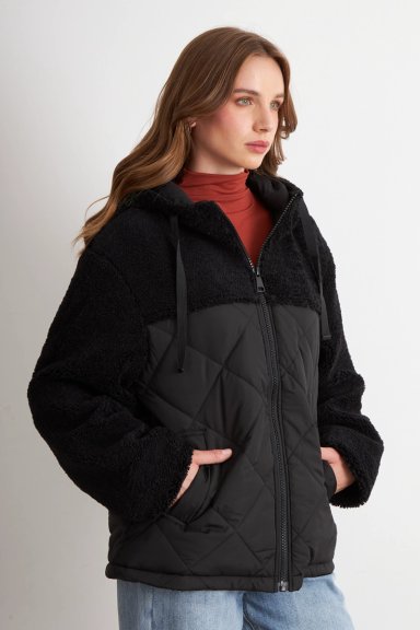 CHAQUETA MITAD CHIPORRO/PARKA NEGRO NICOPOLY - 3