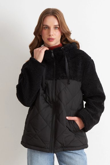CHAQUETA MITAD CHIPORRO/PARKA NEGRO NICOPOLY - 5