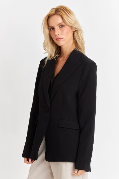 BLAZER BOLSILLOS Y BOTÓN NEGRO NICOPOLY - 5
