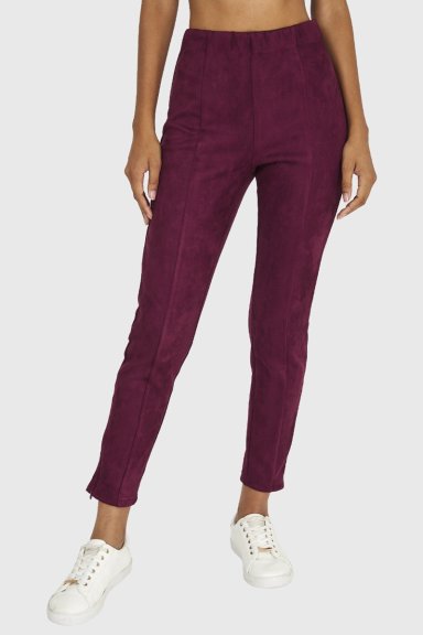 CALZA MUJER NICOPOLY BURDEO TIPO GAMUZA - 1