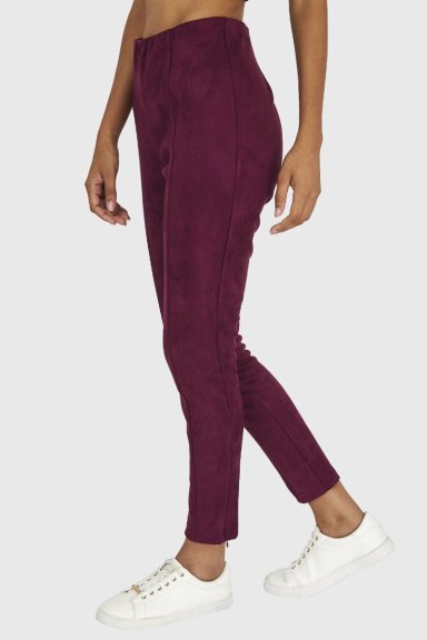 CALZA MUJER NICOPOLY BURDEO TIPO GAMUZA - 3