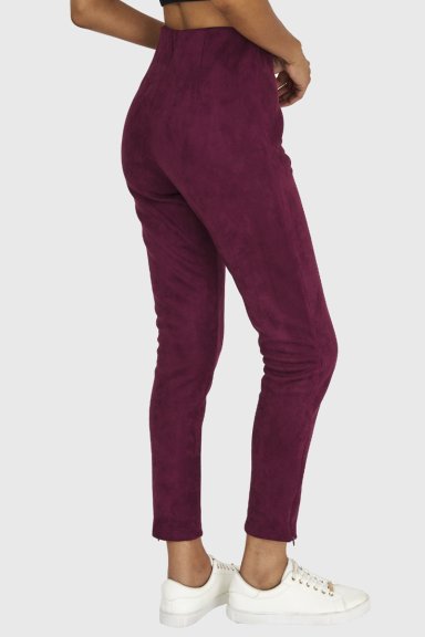 CALZA MUJER NICOPOLY BURDEO TIPO GAMUZA - 4