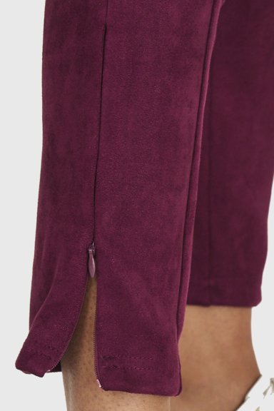 CALZA MUJER NICOPOLY BURDEO TIPO GAMUZA - 6