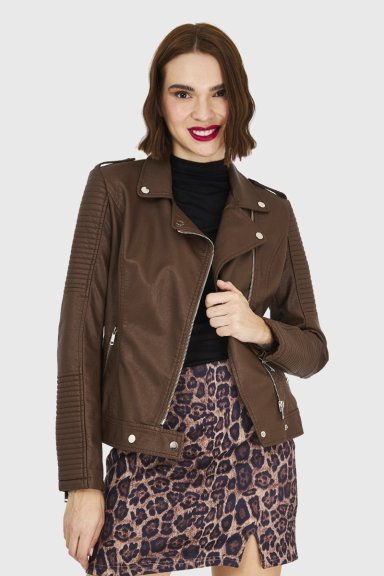 CHAQUETA BIKER CAFE  NICOPOLY - 1