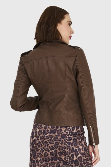 CHAQUETA BIKER CAFE  NICOPOLY - 4