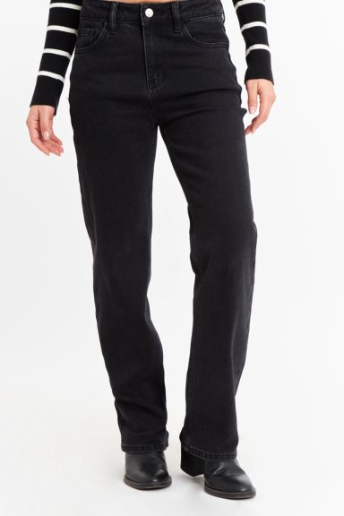 JEANS BASICO RECTO NEGRO NICOPOLY - 5