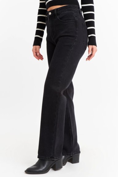 JEANS BASICO RECTO NEGRO NICOPOLY - 9