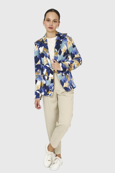 BLAZER PINCELADAS AZUL NICOPOLY - 2