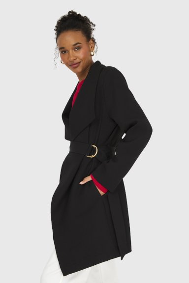 TRENCH LAZO HEBILLA NEGRO NICOPOLY - 3