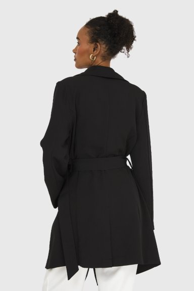 TRENCH LAZO HEBILLA NEGRO NICOPOLY - 4