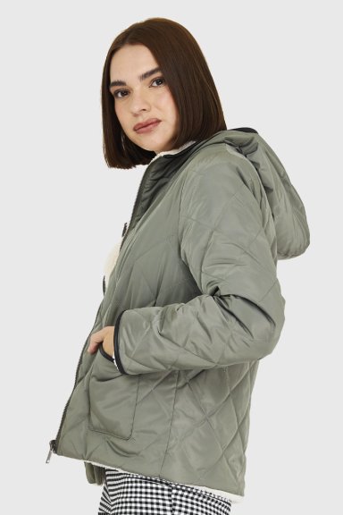 CHAQUETA REVERSIBLE OLIVA NICOPOLY - 3