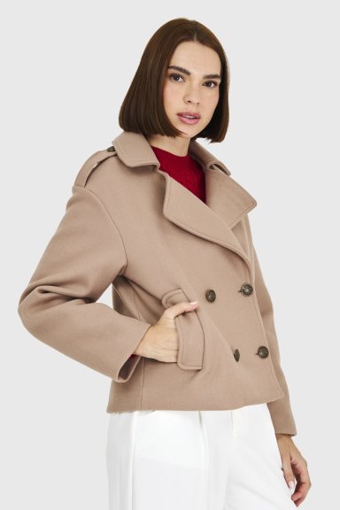 ABRIGO CORTO KHAKI NICOPOLY - 3