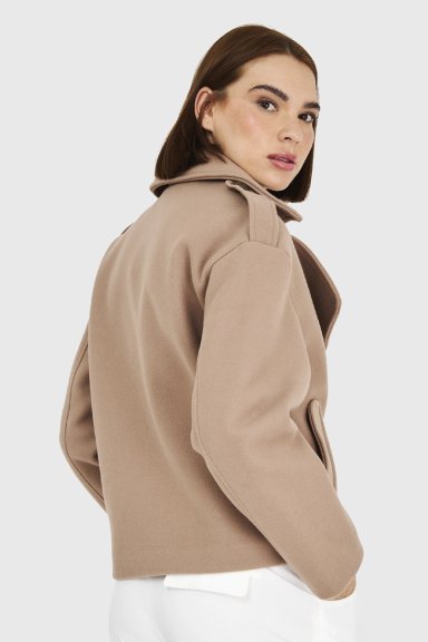 ABRIGO CORTO KHAKI NICOPOLY - 4