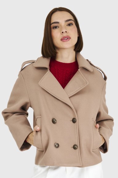 ABRIGO CORTO KHAKI NICOPOLY - 5