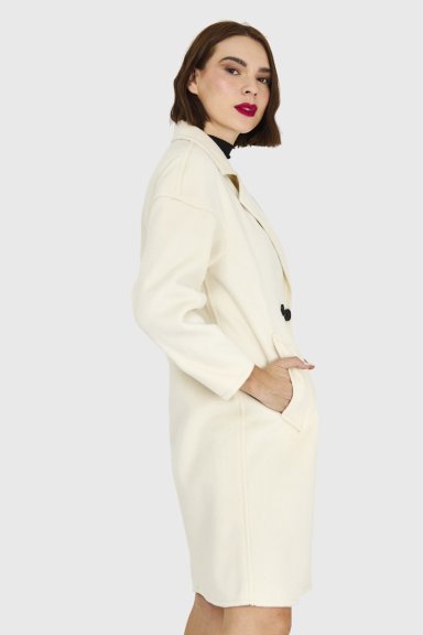 ABRIGO HOMBROS CAIDOS BLANCO INVIERNO INVIERNO NICOPOLY - 3